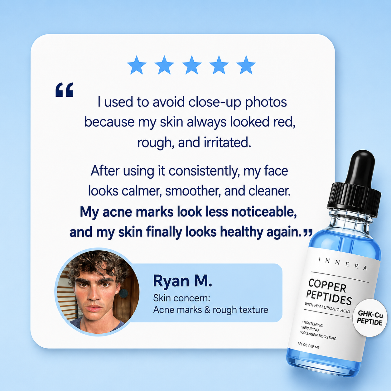 Innera GHK-Cu Peptide Skin Recovery Serum